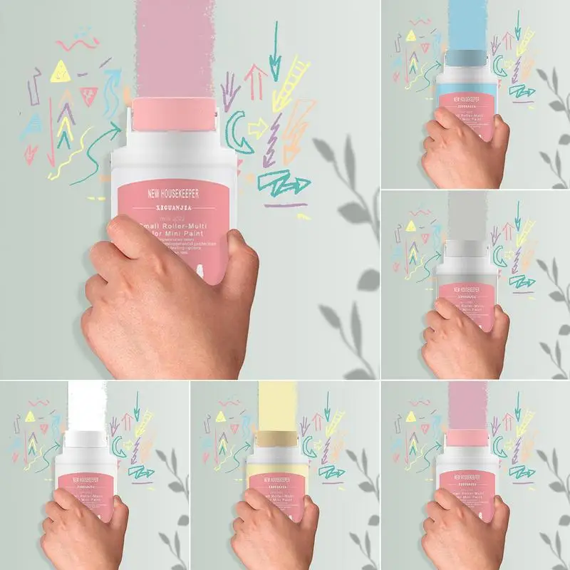 

Small Roller Paint Self-Painting Repair Roller Brush Small Roller Latex Paint Home Repairing Tool Small Roller Paint Supplies