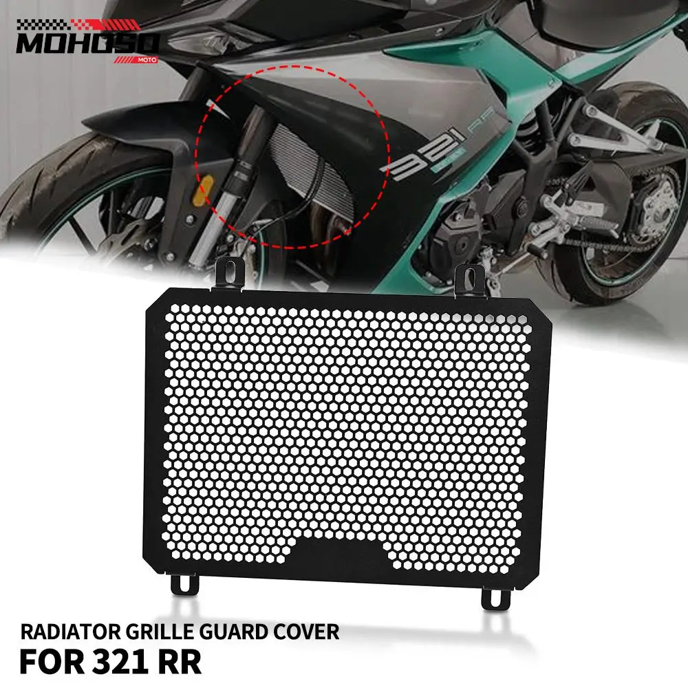 

Motorcycle Accessories Radiator Grille Guared Cover water Tank Net Protective Cover For 321RR 321 RR Moto Aluminum Durable Parts