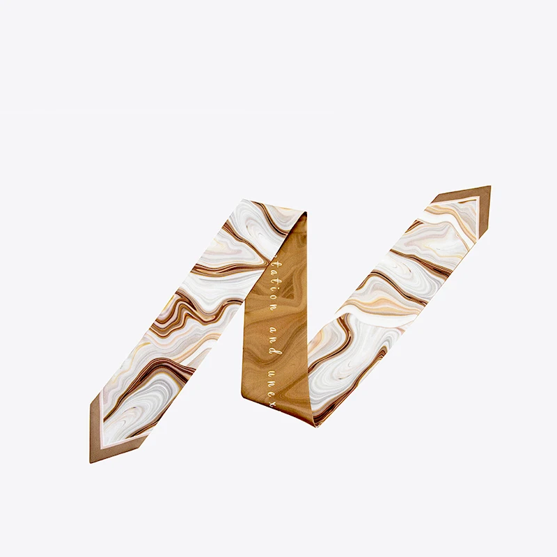 Protect Designer Handle Bags Bandana Small Silk Bag Scarf Women Head Hijab Scarf Long Skinny Scarves For Ladies Fashion Headband