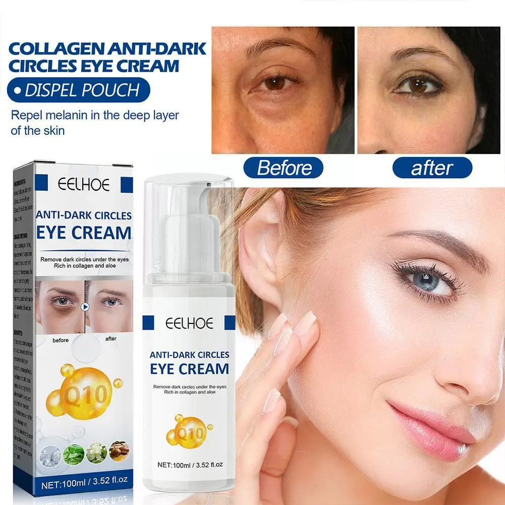 

100ml Collagen Anti-black Eye Cream Lighten The Fine Moisturizing Eye Eyes Cream Under Lines The V2Z8