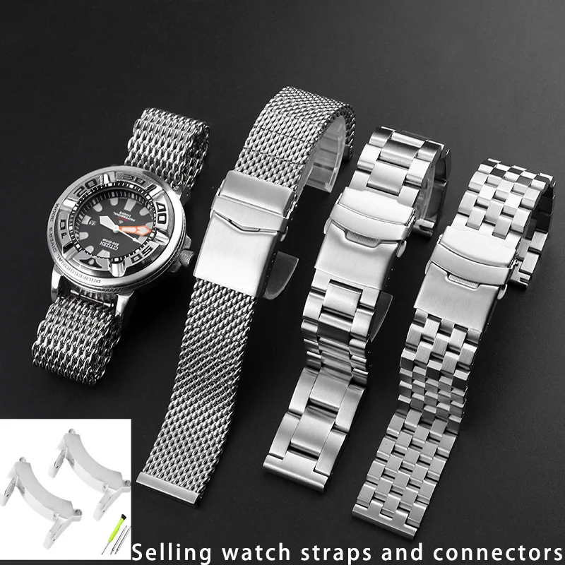 Изысканный стальной ремень для часов Citizen BJ8050-08e BJ8050 маленькие часы Monster