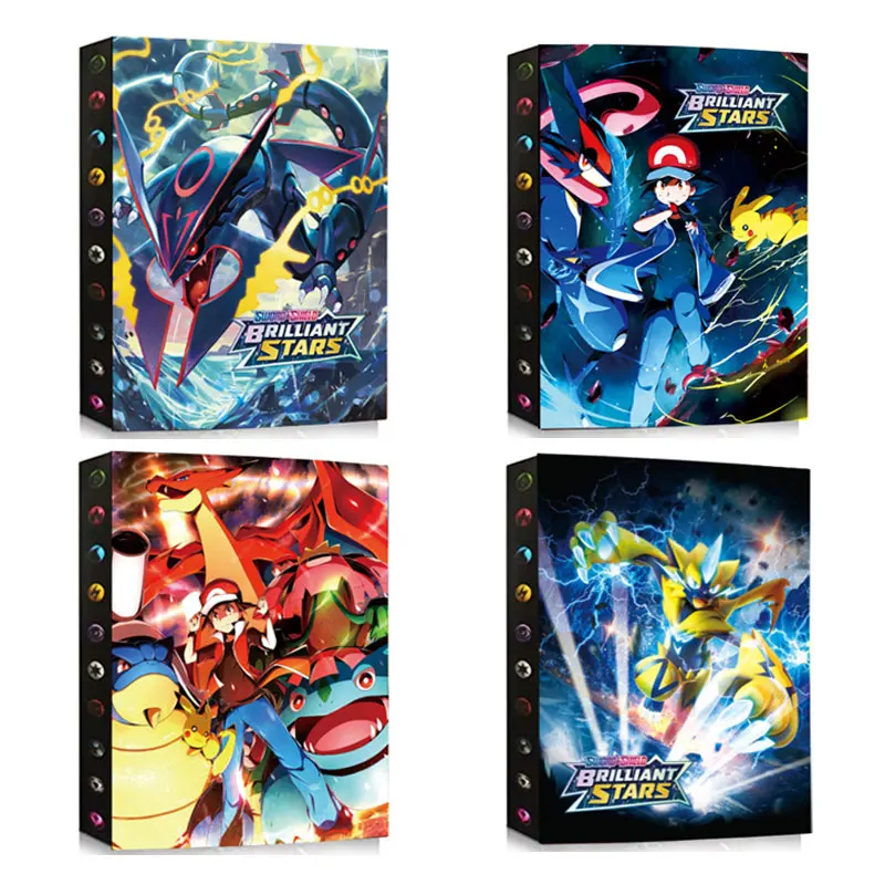 

New 540 PCS Pokemon Cards Album Books Anime Characters GX VMAX EX Collection Card Notebook Toy Gift for Kids