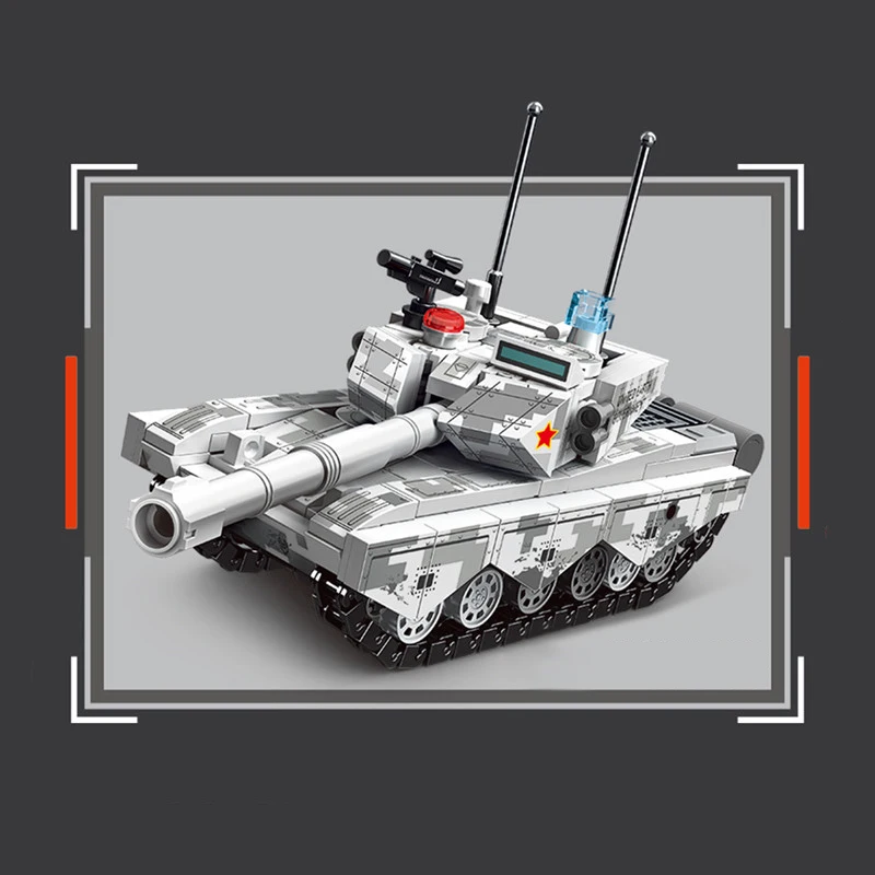 SEMBO военная серия главный боевой танк сборка строительные блоки MOC модель