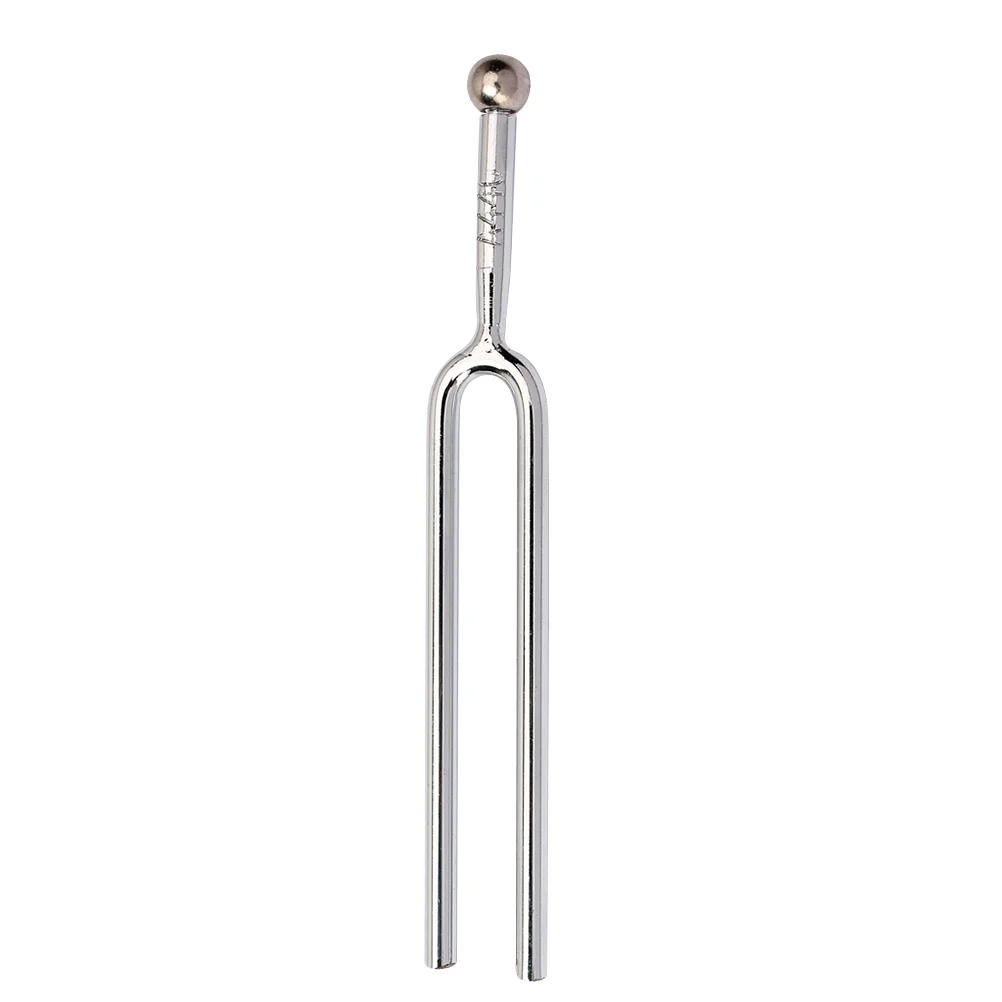 

440Hz A Tone Tuning Fork Tuner Tunning Musical Instrument For Violin Guitar R41 (Silver)