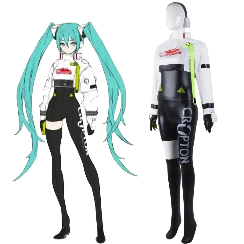 Фото Гоночные костюмы Miku 2026: Проект GT, костюмы для косплея гонщиц Miku, костюм и косплей Miku Y07MX №4