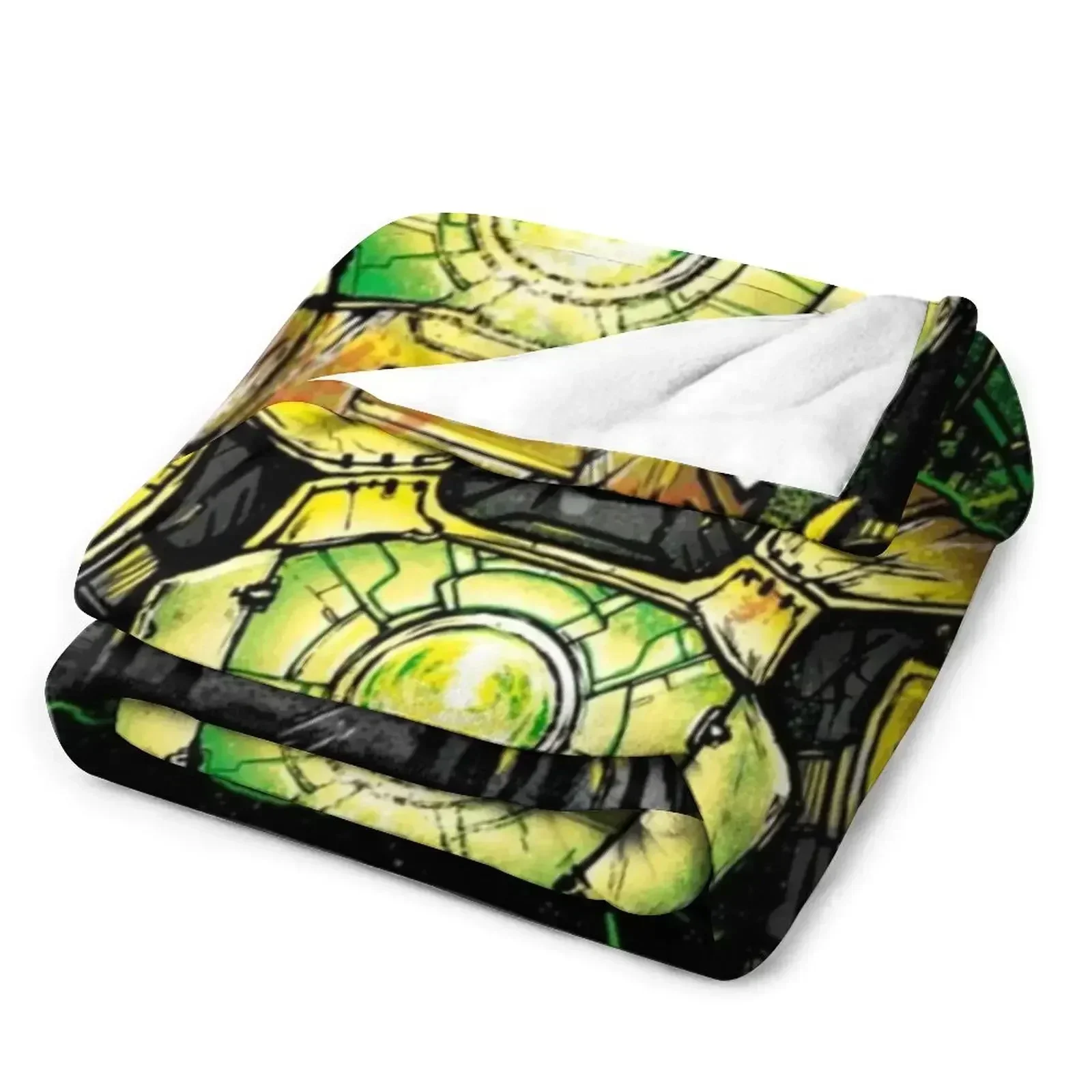 Одеяло Mortal Kombat Cyrax лохматое теплое зимнее одеяло для сна