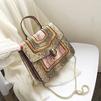 leather python pattern women bag luxury brand famous designer handbag new european and american fashion shoulder messenger bag