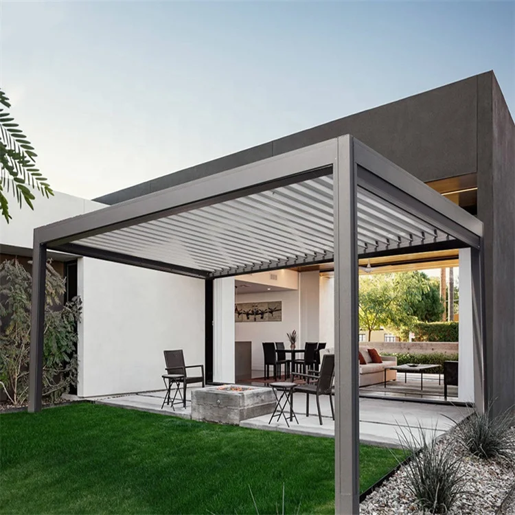 

Easy Pergola Glass China Modern Motorized Design Pergola Alu Lights Canopy Automatic By Pergola Motorized