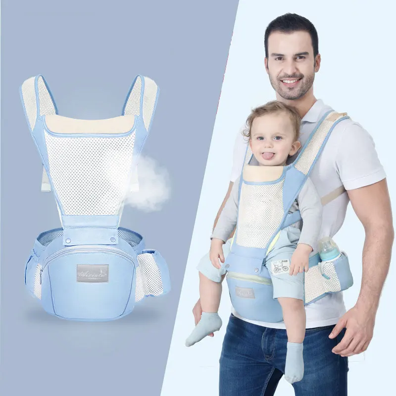 

Infant Kids Backpack Carriers Ergonomic new born Baby Carrier Hipseat Sling Front Facing Kangaroo Baby Wrap for Baby Travel