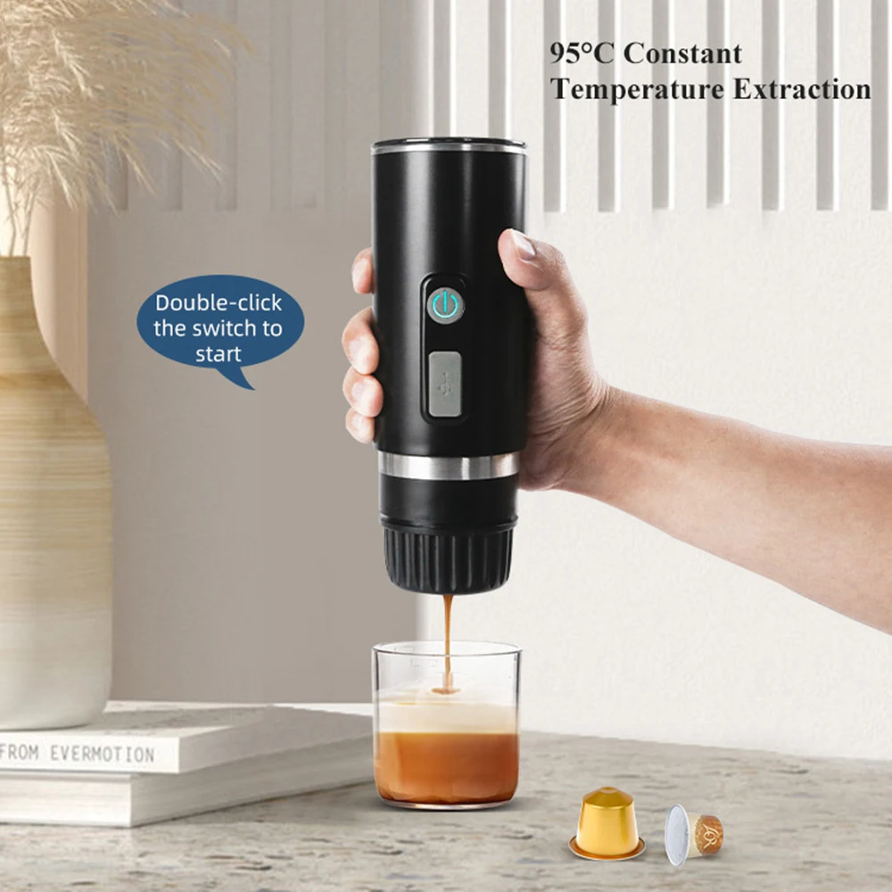 

Portable full-automatic espresso coffee machine for large and small capsules capsule full-automatic