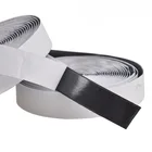 Черно-белая прочная крепежная лента на липучке, нейлоновая наклейка, клейкие ремешки, петли для дисков, кабельная стяжка, гаджет 16202530 мм 1 м