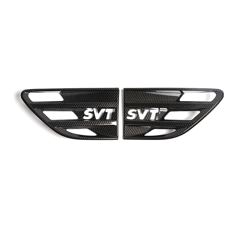 

Fender Grille Air Outlet Vent Trim Cover Trim for Ford F150 Raptor 2009-2014 SVT Accessories (ABS Carbon Fiber)