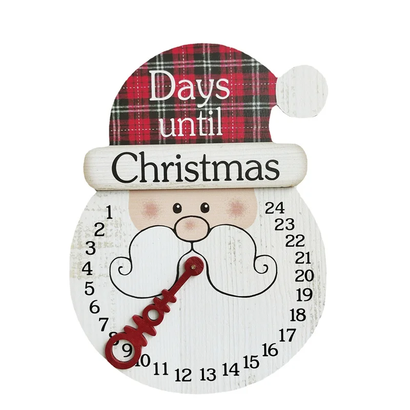 

Искусственный Санта-Клаус, снеговик, Рождественский обратный отсчет, технические рождественские украшения для дома 2022, Рождество