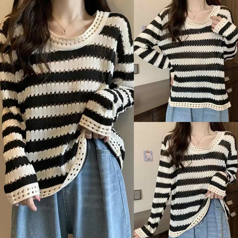 

Oversized Women's Versatile and Unique Niche Knitwear Autumn Oversized Chubby Sister Loose Pullover Sweater