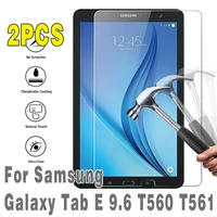 2pcs tempered glass screen protector for samsung galaxy tab e 9 6 t560 t561 inch tablet protective screen cover