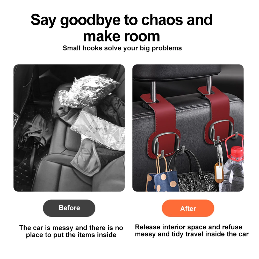 Крючки для подголовника автомобиля вешалка сумок органайзер на спинку сиденья