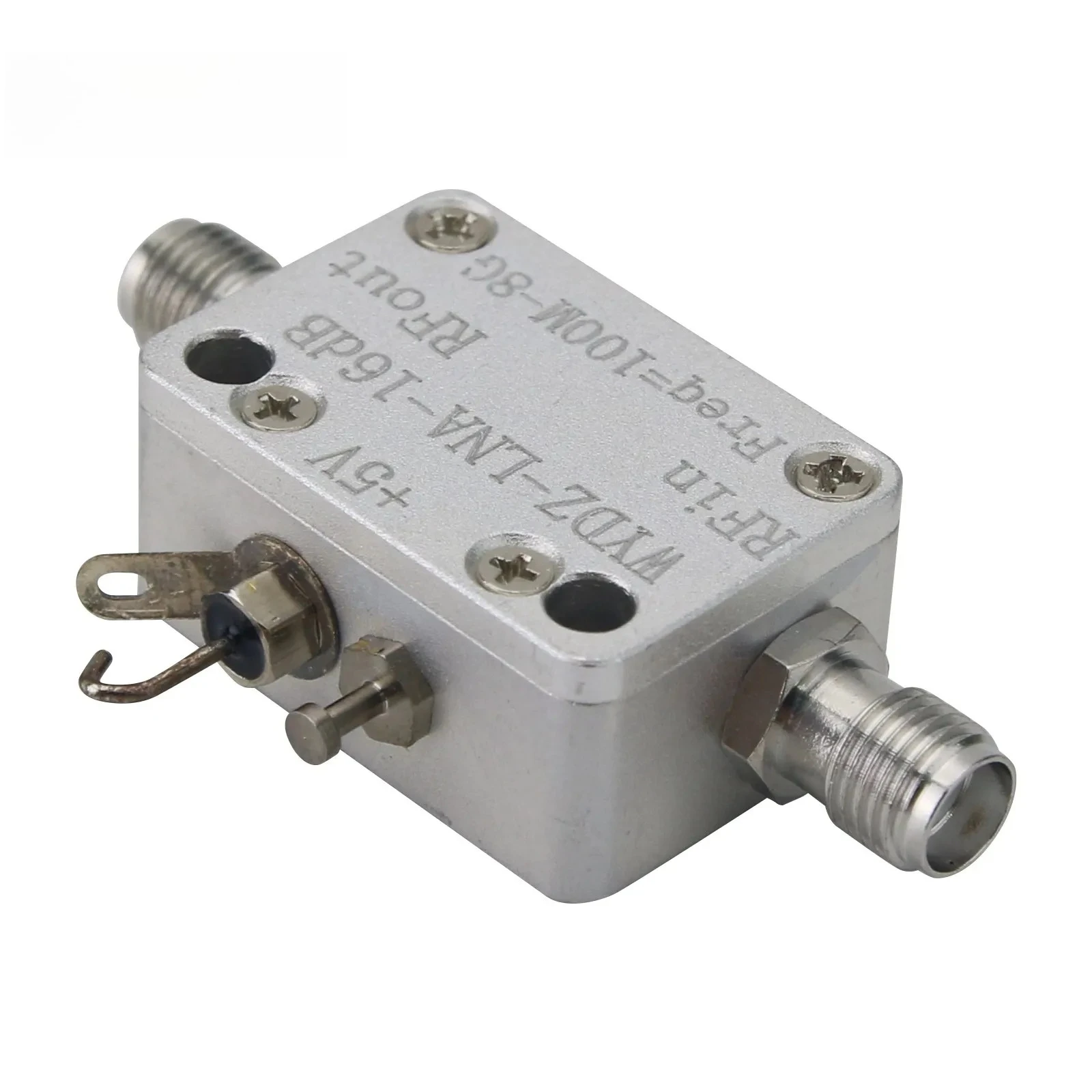 Новый малошумящий УВЧ-усилитель WYDZ-LNA-100M-8G-16dB 100 МГц - 8 ГГц, 50 Ом, 5В50мА с разъемом SMA Female, радиочастотный аксессуар (art.: 3920db9e2985b) - 3920db9e2985b
