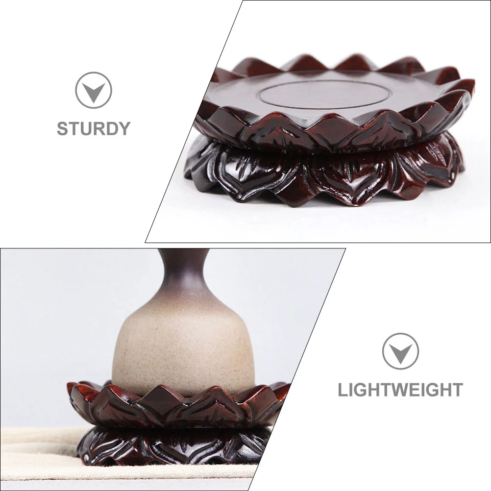 Основание статуи вазы домашний декор деревянная витрина украшение сиденья в