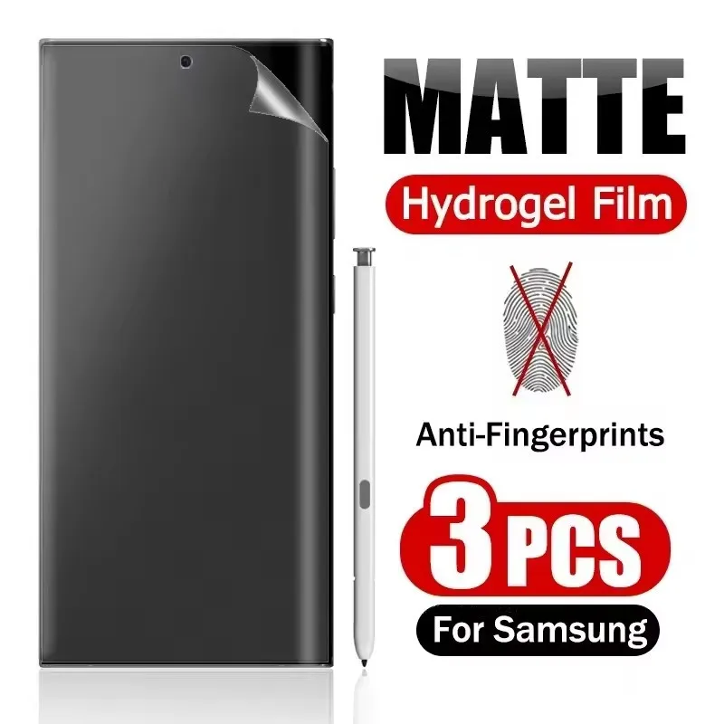 Фото 3 шт. матовая гидрогелевая пленка для Samsung S25 S24 S23 S20 S21 S22 Ultra FE S10 Plus Защитная пленка для экрана Galaxy Note 20Ultra 10 Plus №1