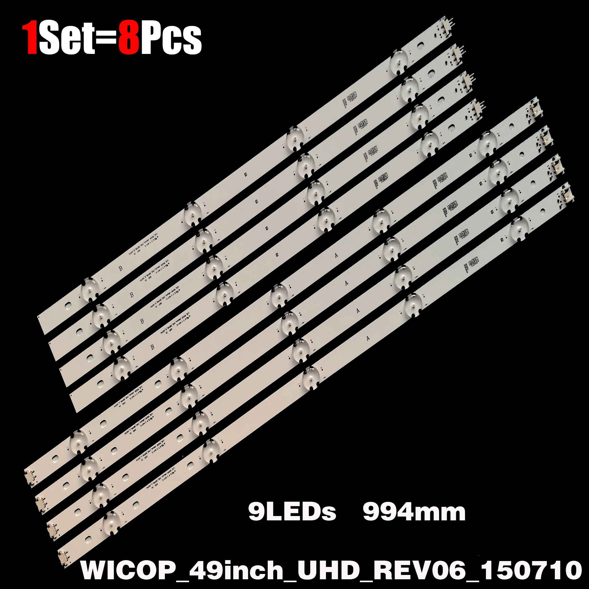 Светодиодная лента для LG 49 TV 496400 49UF6407 49LF510V 49UF640V NC490DUE-SADP2 LGE-WICOP-49INCH-UHD-FHD-REV05 GAN01-1255A-P1