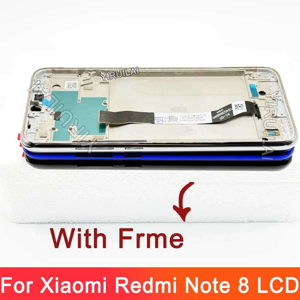 6 3-дюймовый дисплей для Xiaomi Redmi Note 8 ЖК-дисплей с сенсорным экраном в сборе замена