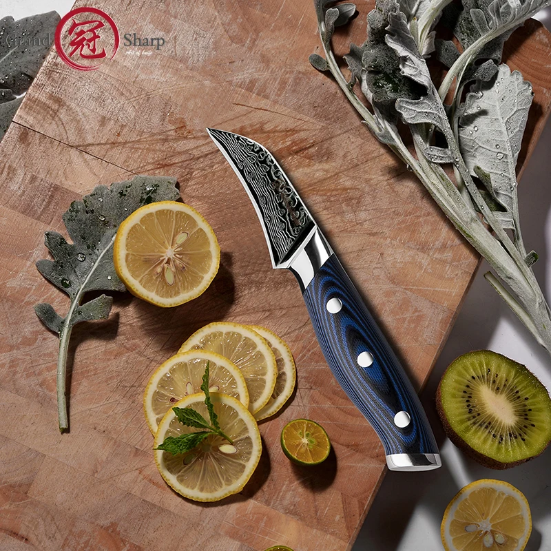 Профессиональный нож для чистки овощей Grandsharp 3 5 дюйма искусственный японский 67