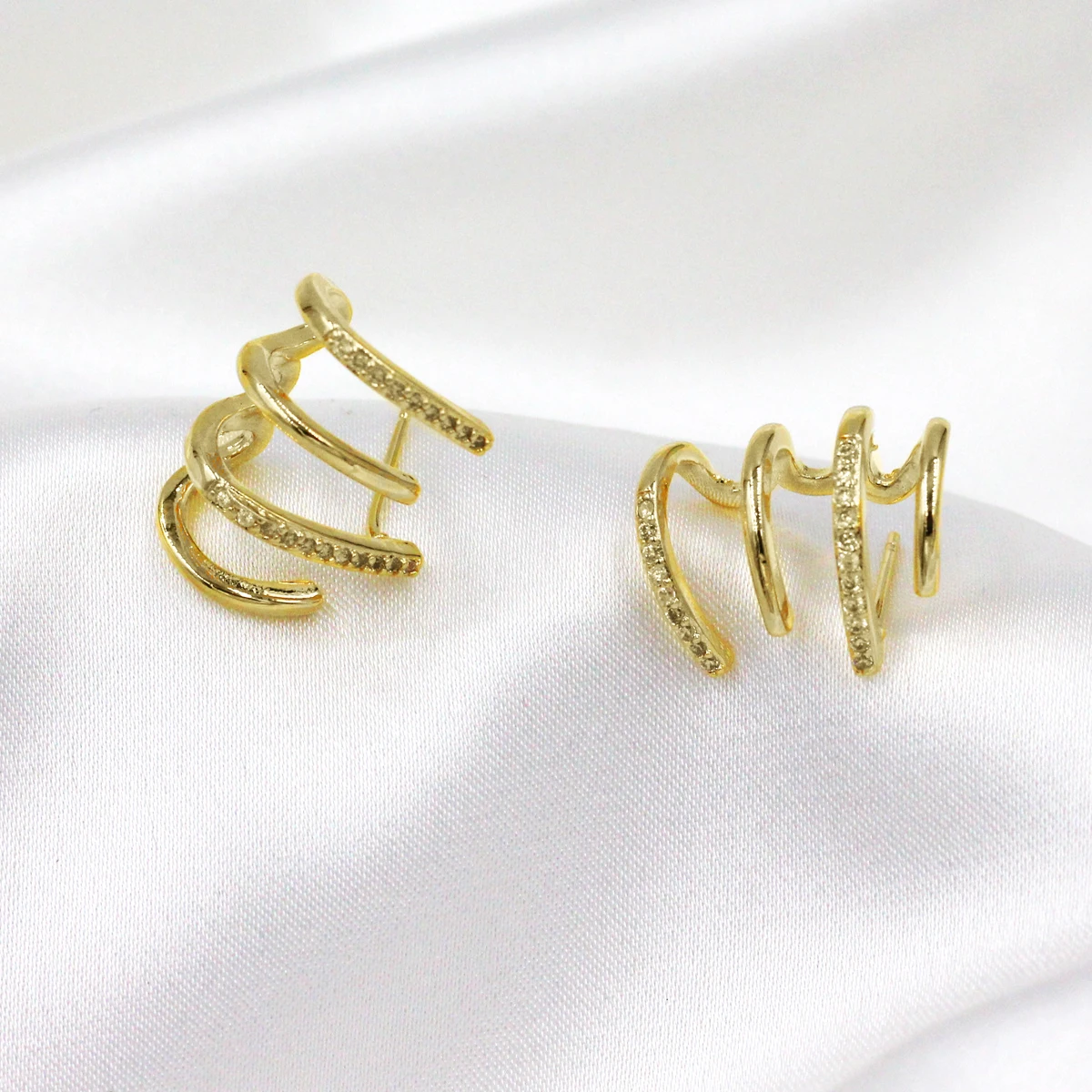

LSR004 Women Marriage Elegant Earring Alloy Claws Fashion Stud Earring Ladies Girls Pageang Accessories