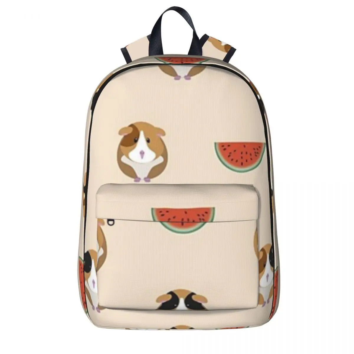 

Guinea Pig And Melon Backpacks Boys Girls Bookbag Students School Bags Kids Rucksack Travel Rucksack Shoulder Bag Large Capacity