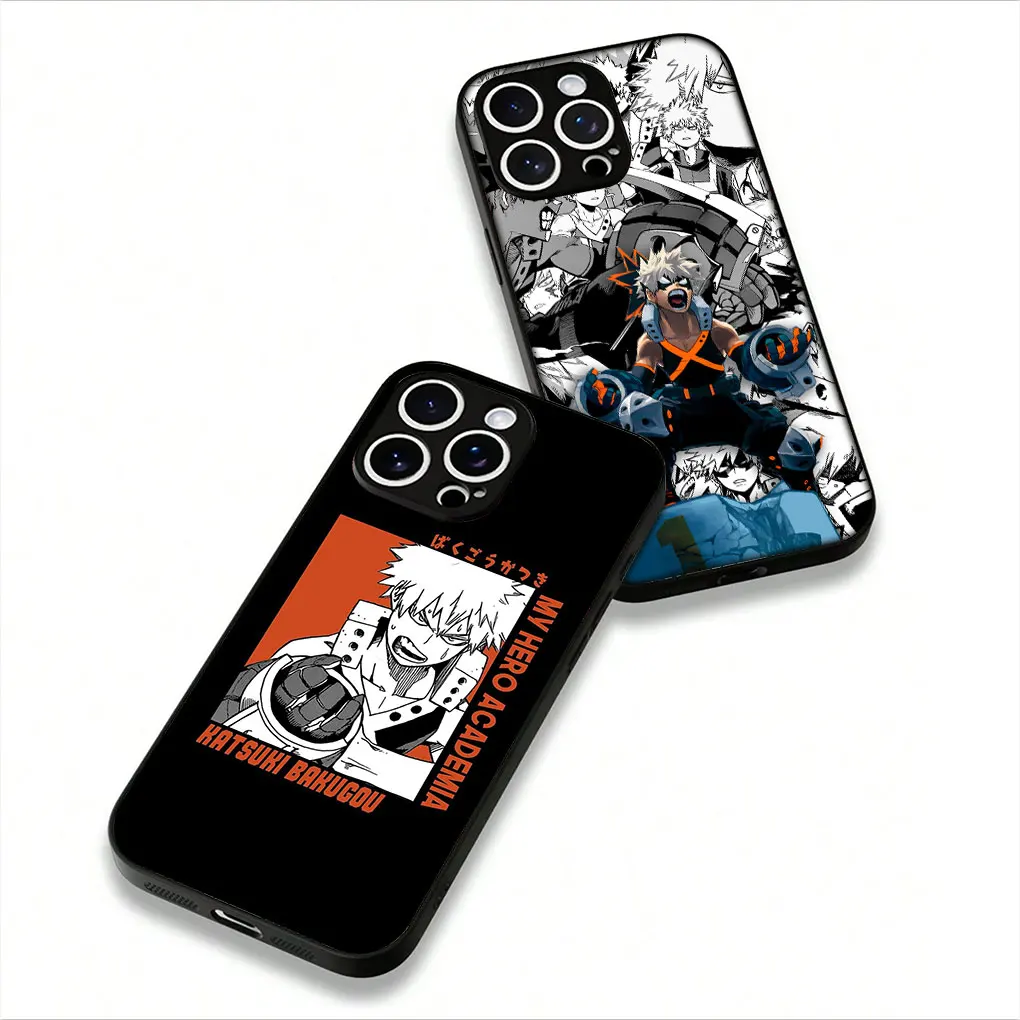 Чехол My Hero Academia Katsuki Bakugo BNHA для Samsung Galaxy A55 A56 A25 A26 A36 A34 A54 S20 S21 S24 FE S25 A12 A14 A33 A53