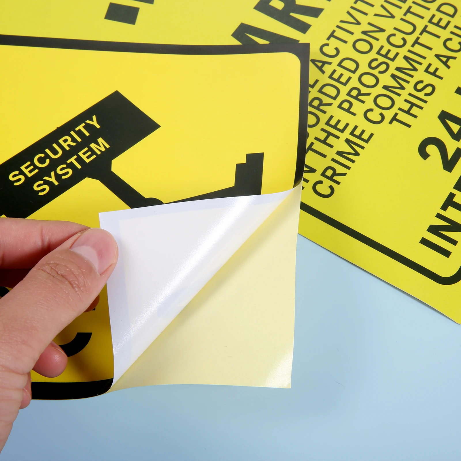 10 шт./лот наклейки для видеонаблюдения 24 часа система видеокамеры