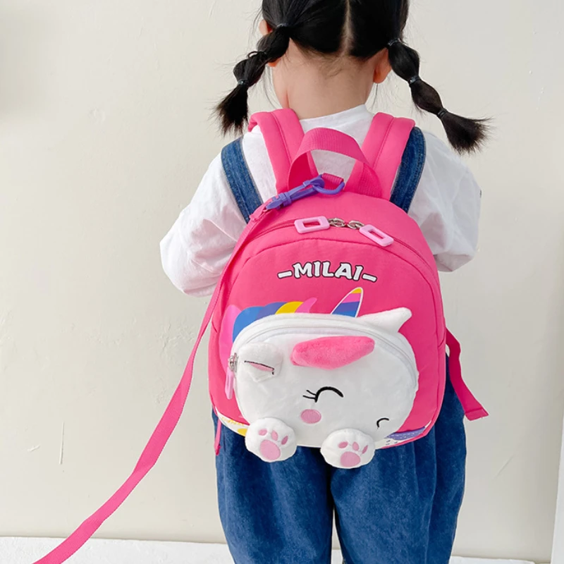 Unicorn Children Anime Backpacks Cartoon Anti Missing Girls Boys Lovely School Bags for Kids In Kindergarten Kawaii Gift Hot