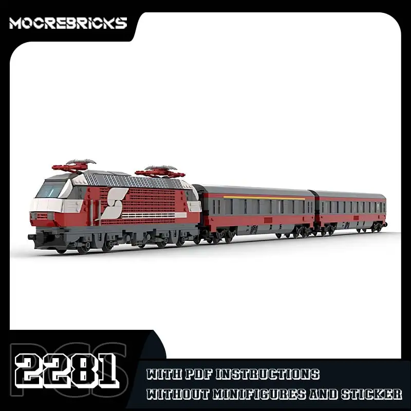 Серия городской транспорт строительные блоки Eurocity / BR 1822 Классическая модель