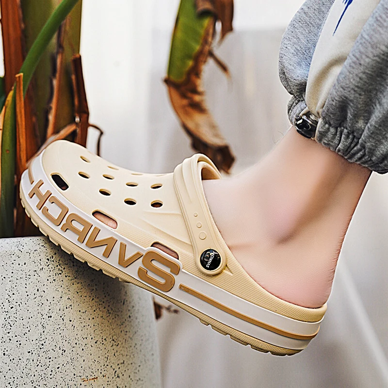 Мужские летние перфорированные туфли с мягкой подошвой