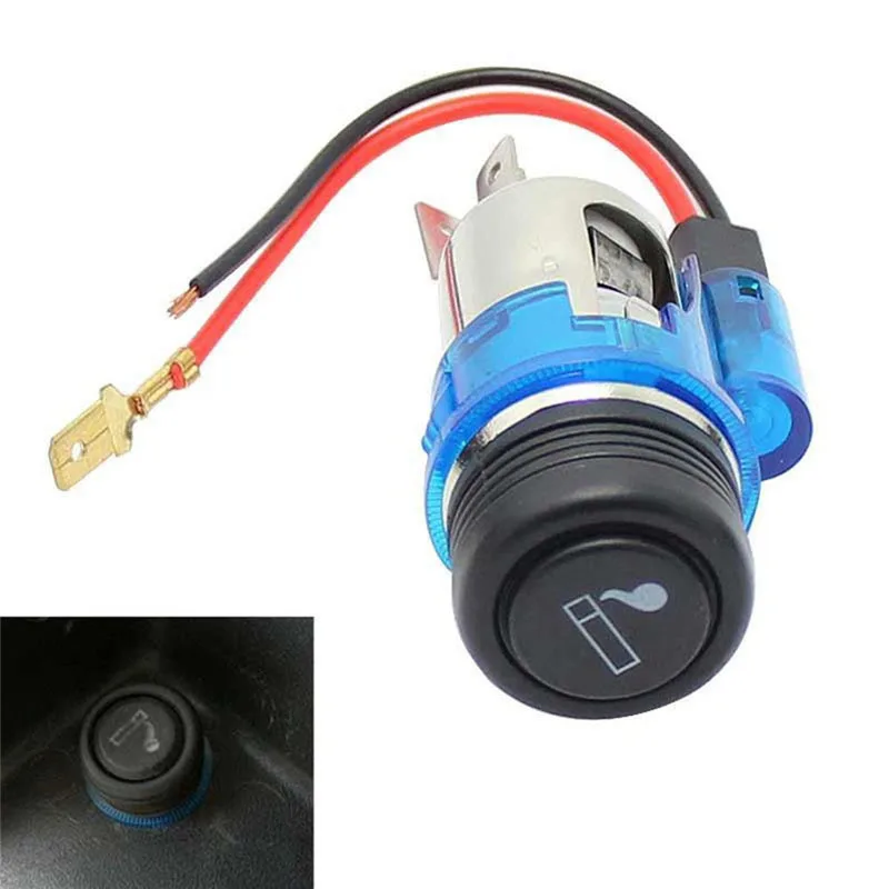 

12V 120W Cigarette Lighter Assembly with Light Car Cigarette Lighter Socket Female Socket Conversion Marine Power Socket