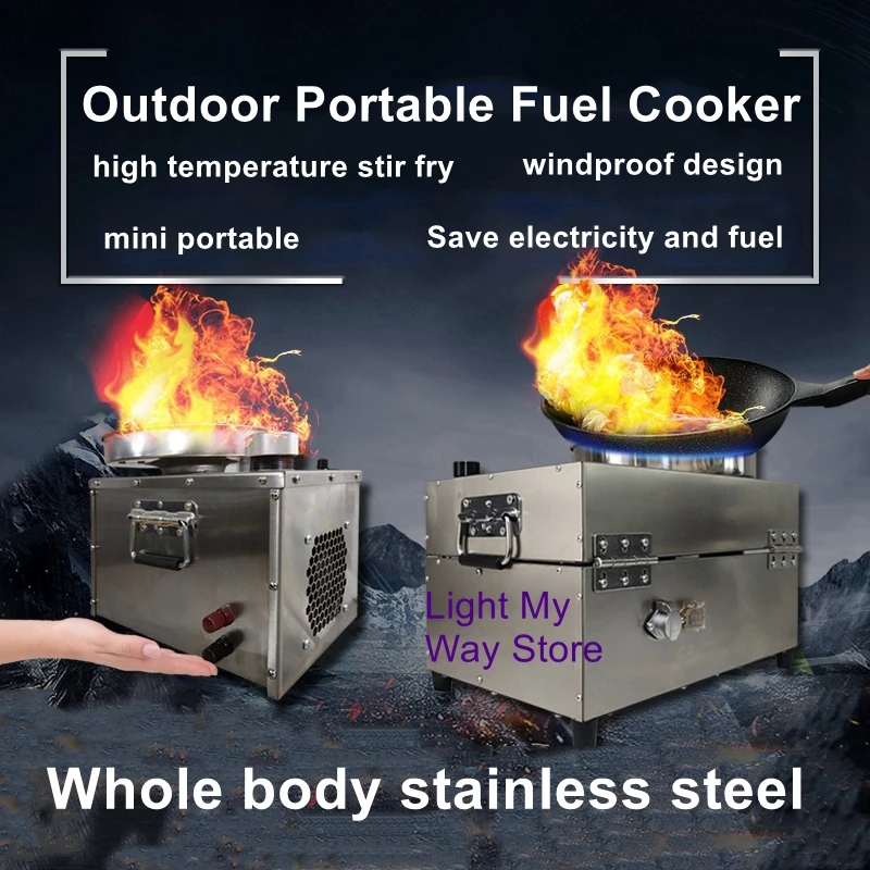 

RV fuel stove car fuel stove portable diesel stove 12V220V car outdoor stove modification