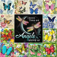 5d diy ab drill butterfly diamond painting dragonfly flower home decoration cross stitch kits embroidery mosaic picture art gift