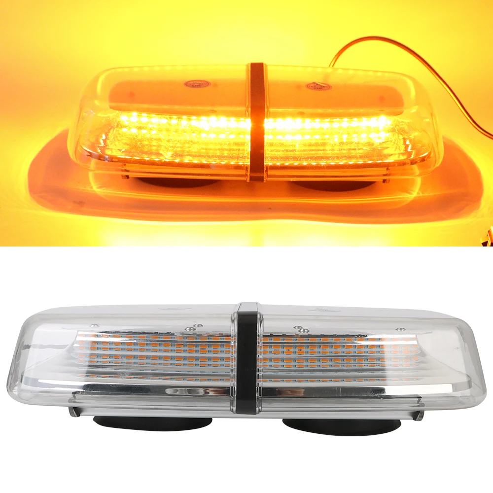 

For Truck Amber Roof Top Strobe Lights Emergency Hazard Warning Lamp Safety Flashing 72 LED LED Mini Bar Strobe Light