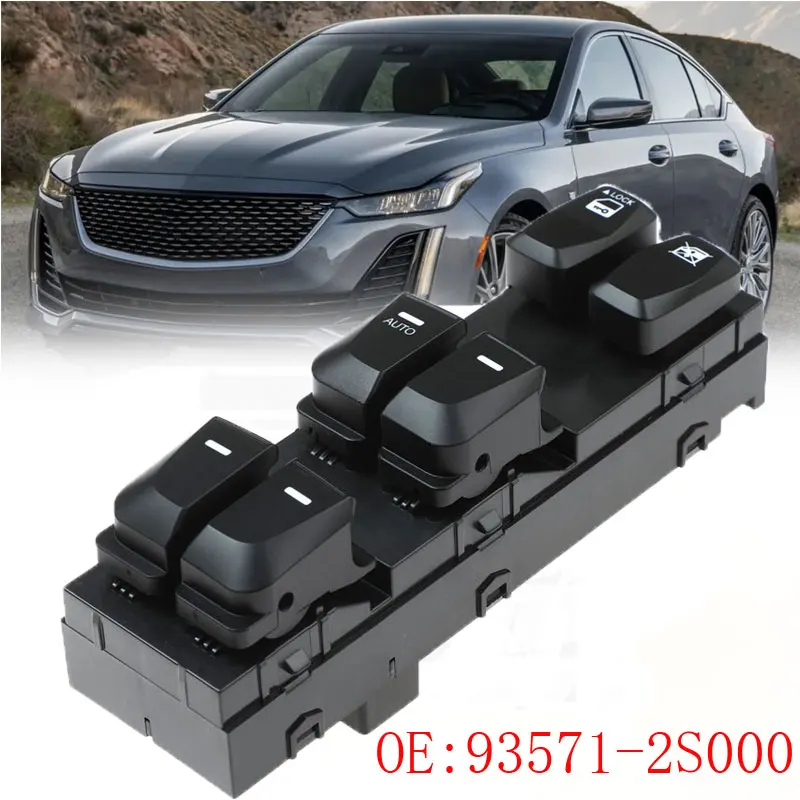

New Front Left Driver Door Power Window Switch For 2010-2015 Hyundai Tucson ix35 93571-2S000 935712S000 Car Auto