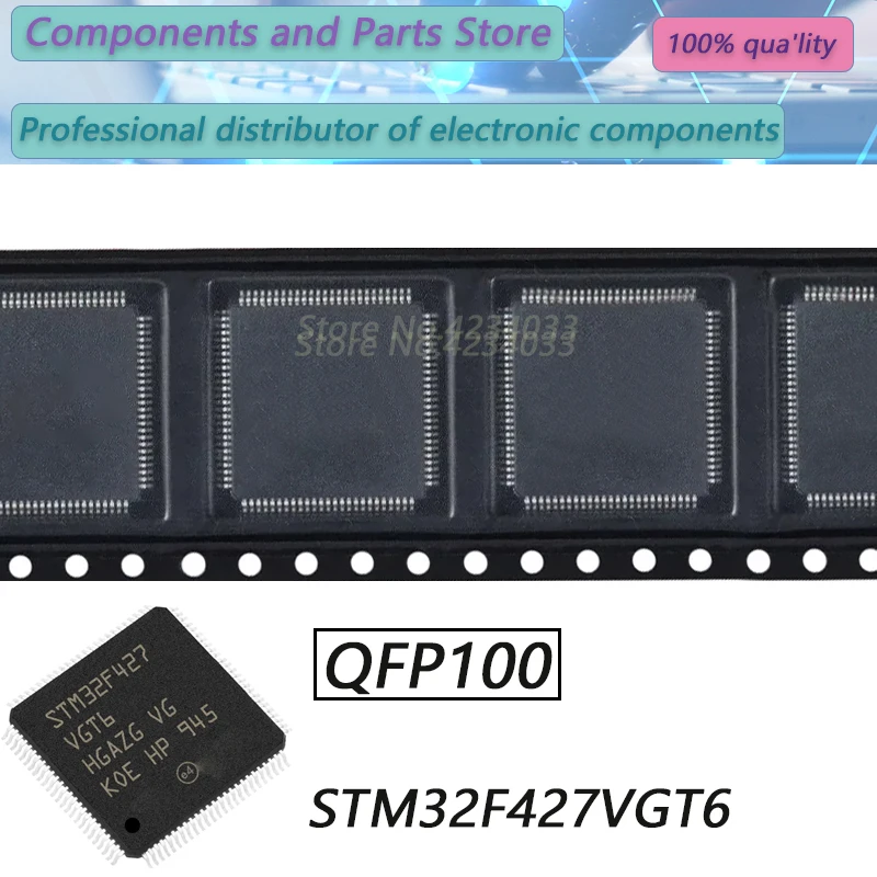 

1 шт. STM32F427VGT6 STM32F427V STM32F42 STM32F QFP100 новый оригинальный запас