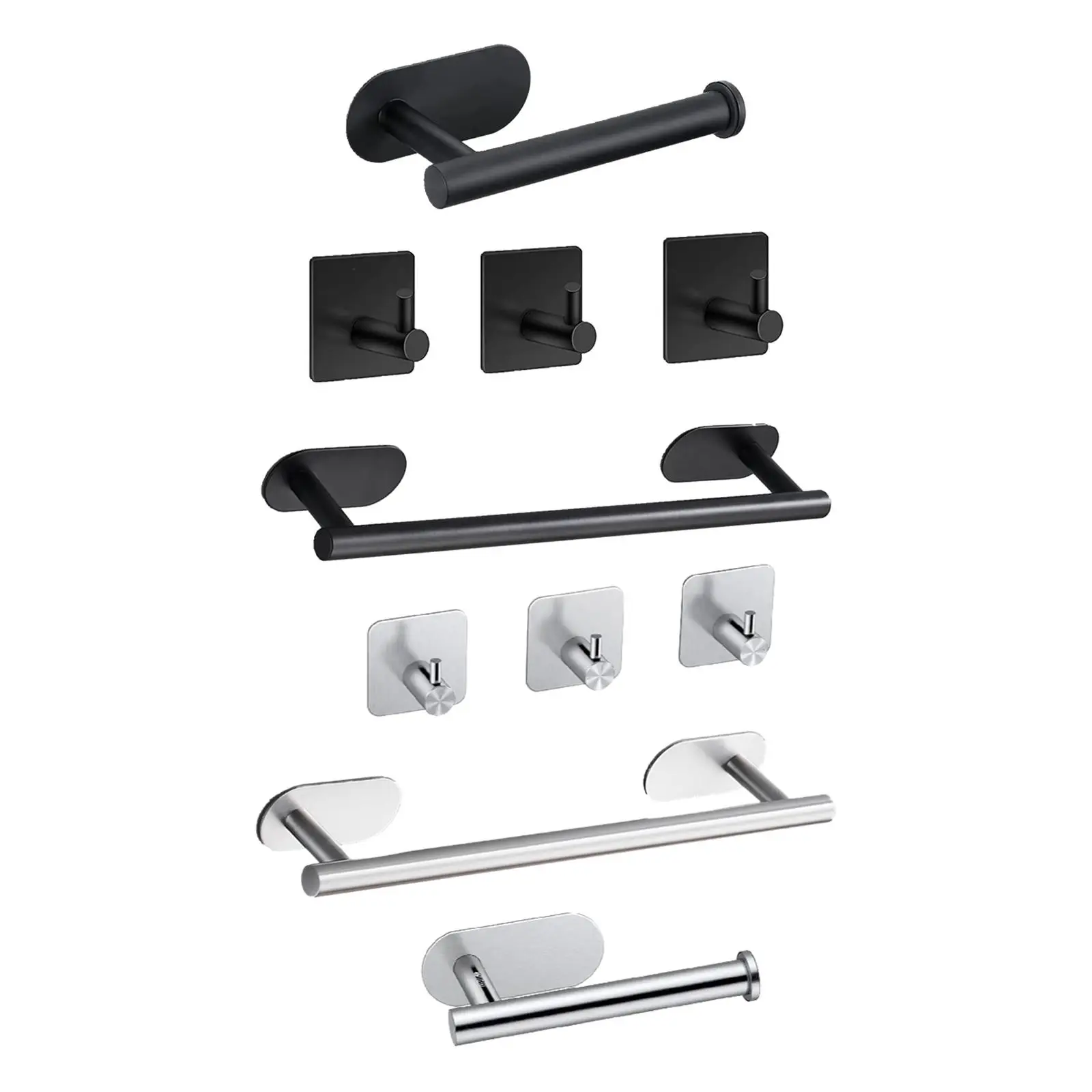 

Wall Mounted Bathroom Towel Rack Multipurpose Bath Towel Shelf for Farmhouse