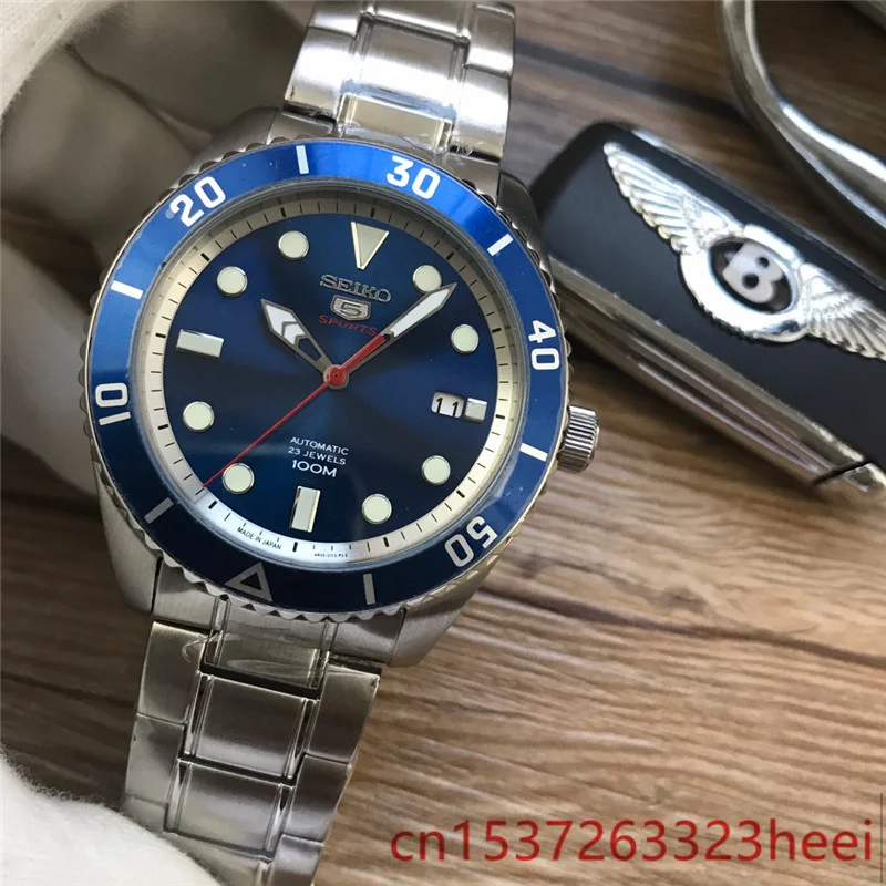 

Часы-скелетоны SEIKO мужские/женские механические, автоматические золотистые ретро-часы AAA, кварцевые