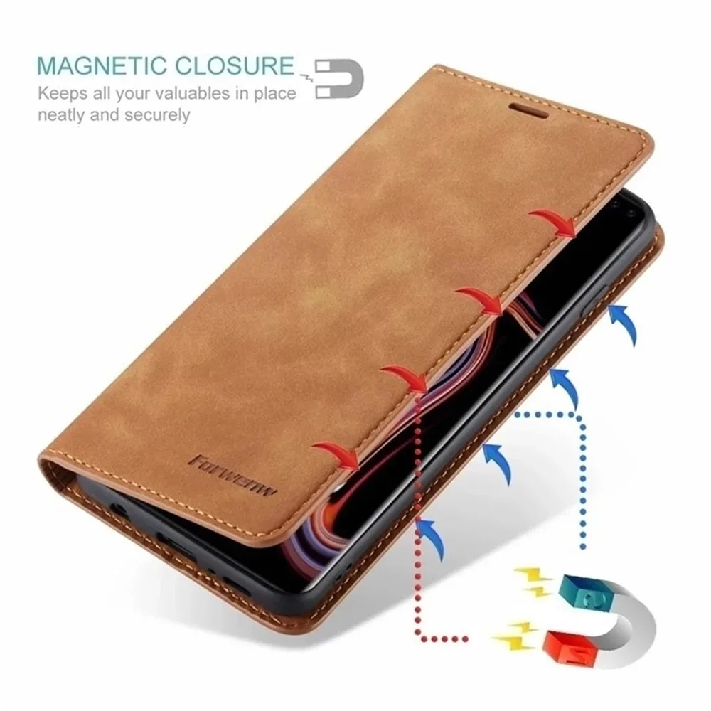 Leather Case for Samsung A53 A33 A14 A13 A12 A23 A22 A32 A52s A73 4G 5G Wallet Flip Cover S23 S22 S21 S20 FE Ultra S10 S9 Plus