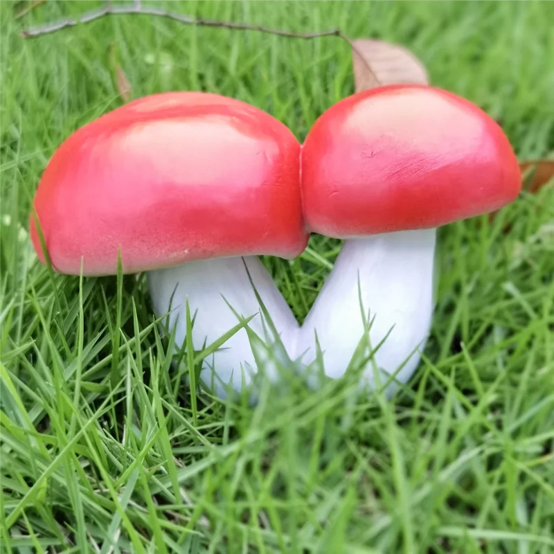 

Resin Decorations Household Ornaments Decoration Simple Mushroom Simulation Home Supplies Essential Handmade Mushrooms Crafts