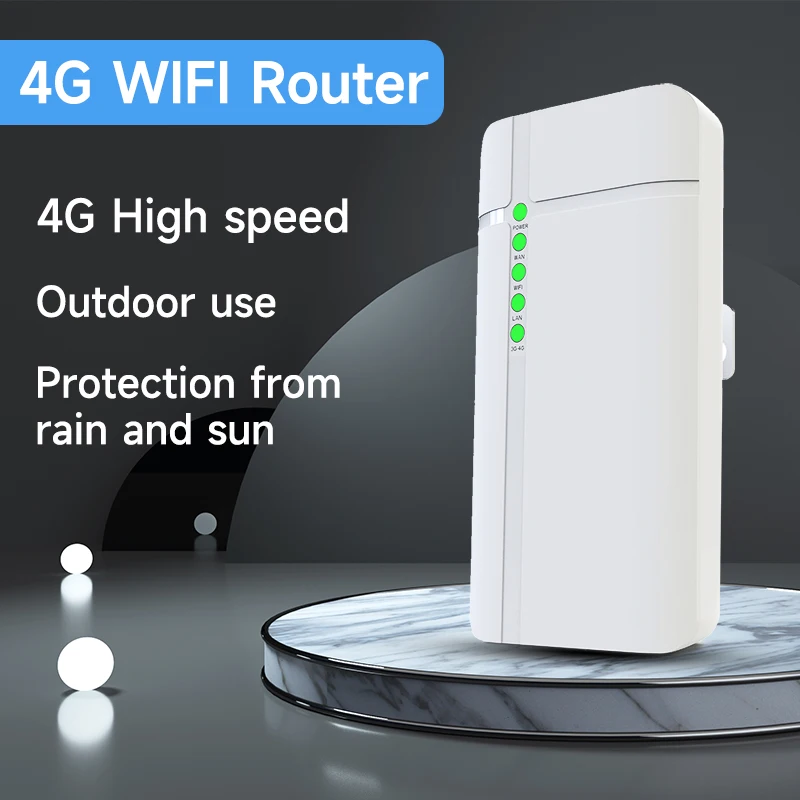 GC112 водонепроницаемый наружный 4G CPE роутер CAT4 LTE Wi-Fi 3G/4G SIM-карта для IP-камеры с