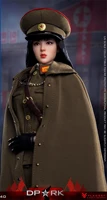 flagset 16 fs 73040 the korean garrison female officer military cloak model for 12inch action figures collectable