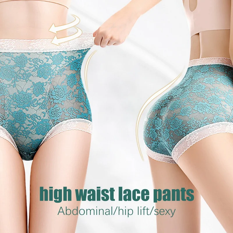 Женские Бесшовные тренировочные Трусики с высокой талией утягивающие живот