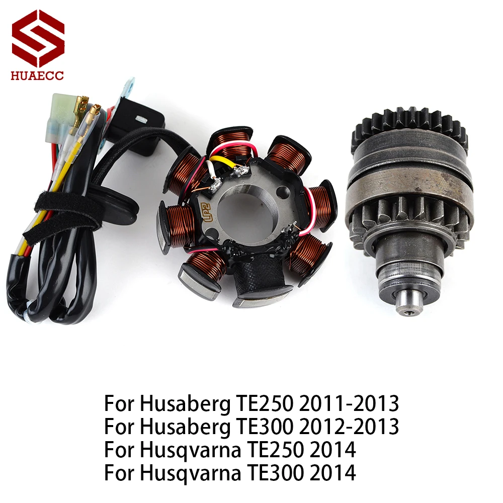 Привод стартера Bendix + катушка статора для Husaberg TE250 2011-2013 TE300 2012-2013 Husqvarna 2014