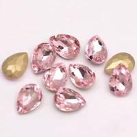 yanruo 4320 drop lt rose nail art rhinestones diamond pointback crystal fancy rhinestone for 3d diy nail art decoration