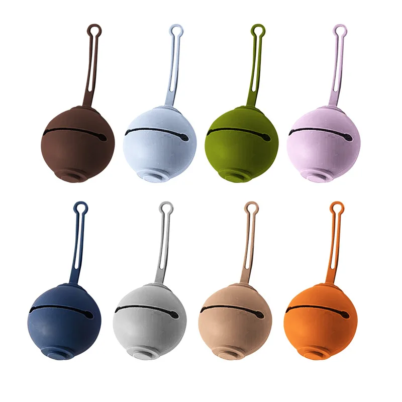 

Контейнер для соски-пустышки пищевого класса, портативный контейнер для хранения соски для новорожденных, силиконовый держатель для соски-...