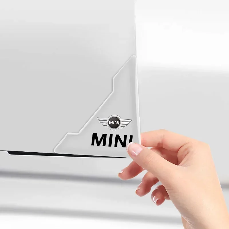 2 шт. прозрачная угловая крышка двери автомобиля защитная наклейка от царапин для